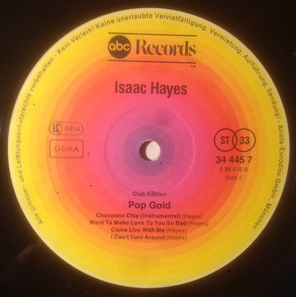 Isaac Hayes : Pop Gold (LP, Album, Club, RE)