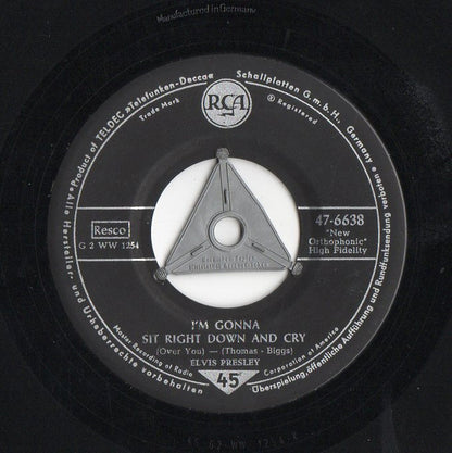 Elvis Presley : I'll Never Let You Go / I'm Gonna Sit Right Down And Cry Over (7", Single)