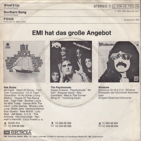 Fogg : Wind It Up (7", Single)
