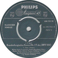 Johann Sebastian Bach : Klassiek Kompas (7", EP, Mono)