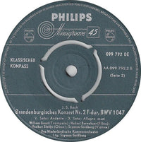 Johann Sebastian Bach : Klassiek Kompas (7", EP, Mono)