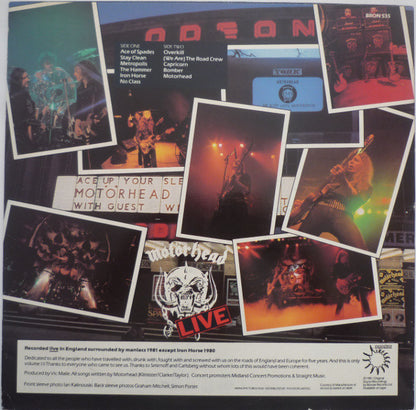 Motörhead : No Sleep 'Til Hammersmith (LP, Album, RE, 180)