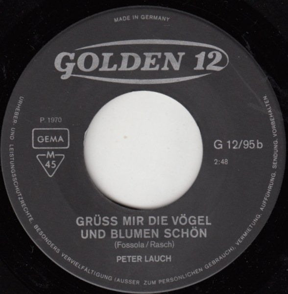 Peter Lauch : Isabella Von Kastilien (7", Single, Mono)