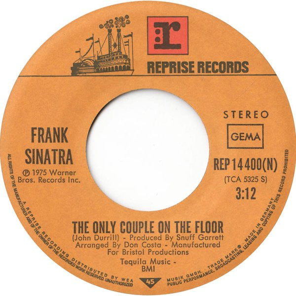 Frank Sinatra : I Believe I'm Gonna Love You / The Only Couple On The Floor (7", Single)