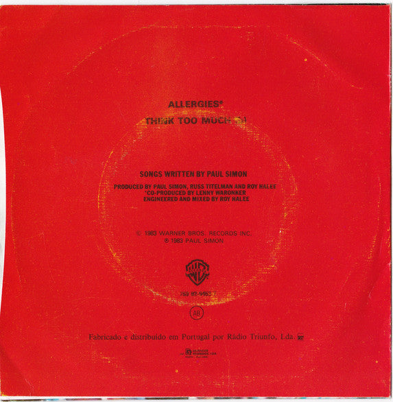 Paul Simon : Allergies (7", Single)