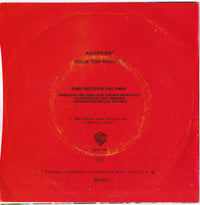 Paul Simon : Allergies (7", Single)