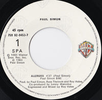 Paul Simon : Allergies (7", Single)