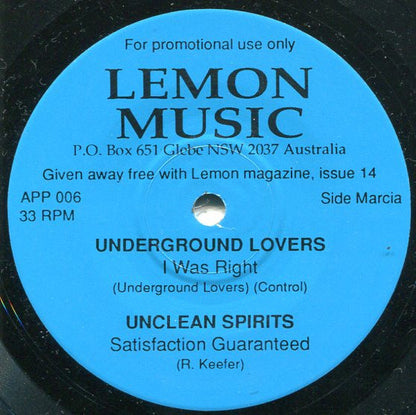 Various : Lemon Music (7", Promo)