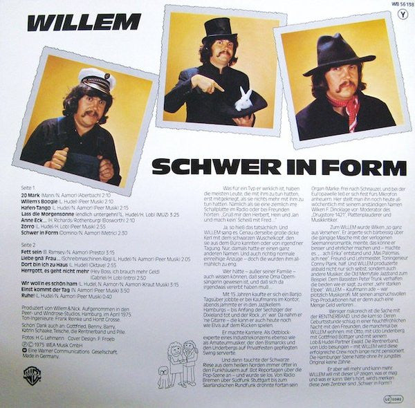 Willem (2) : Schwer In Form (LP)