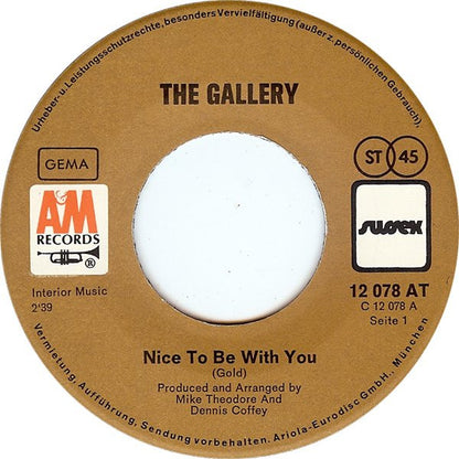 Gallery (2) : Nice To Be With You / Ginger Haired Man (7", Single)