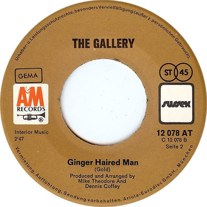 Gallery (2) : Nice To Be With You / Ginger Haired Man (7", Single)