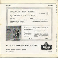 Mary O'Hara : Songs Of Erin No. 3 (7", EP)