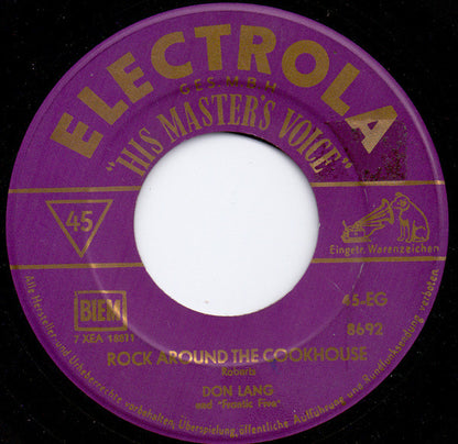 Don Lang And His Frantic Five : Rock Mister Piper / Rock Around The Cookhouse (7", Single)
