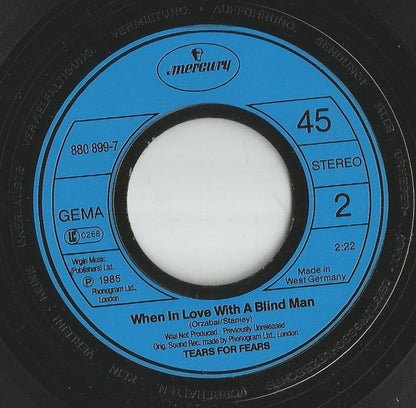 Tears For Fears : Head Over Heels (7", Single)