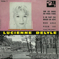 Lucienne Delyle : Sur Les Quais Du Vieux Paris / Mon Ange (7", EP)
