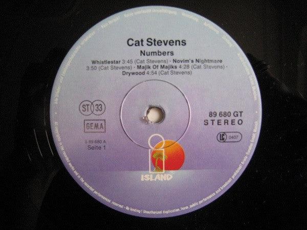 Cat Stevens : Numbers (LP, Album, RE)