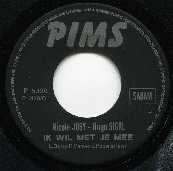 Nicole & Hugo : Jij (7", Single)