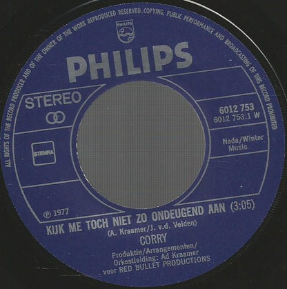 Corry Konings : Kijk Me Toch Niet Zo Ondeugend Aan (7", Single)