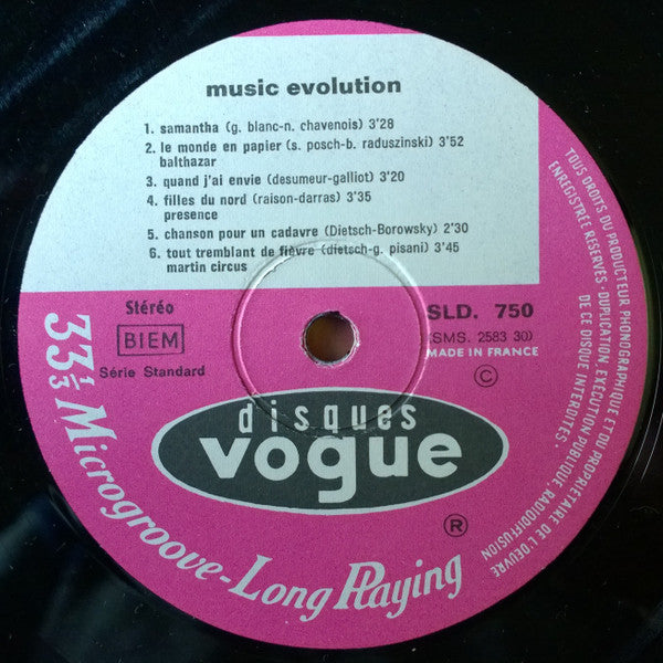 Various : Music Evolution (LP, Comp)