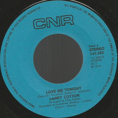 Larry Cotton (2) : Marlena (7", Single)