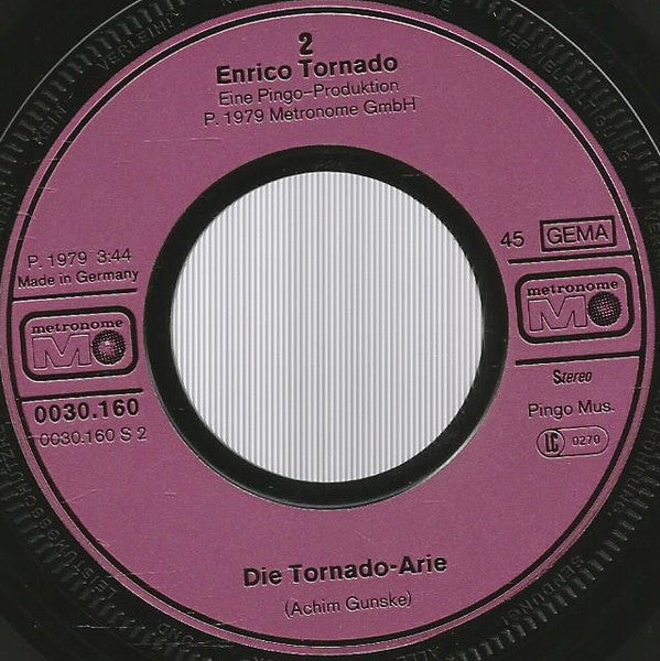 Enrico Tornado : Mama Geh' Ohne (Mama Leone)  (7", Single)