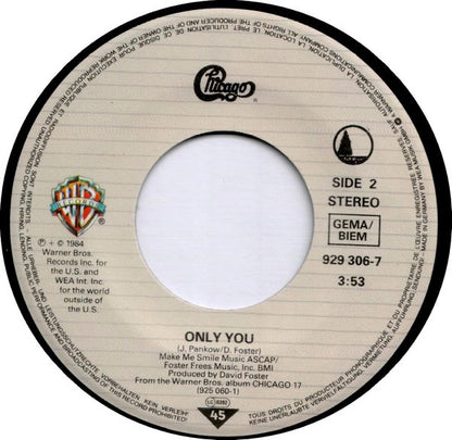 Chicago (2) : Stay The Night (7", Single)