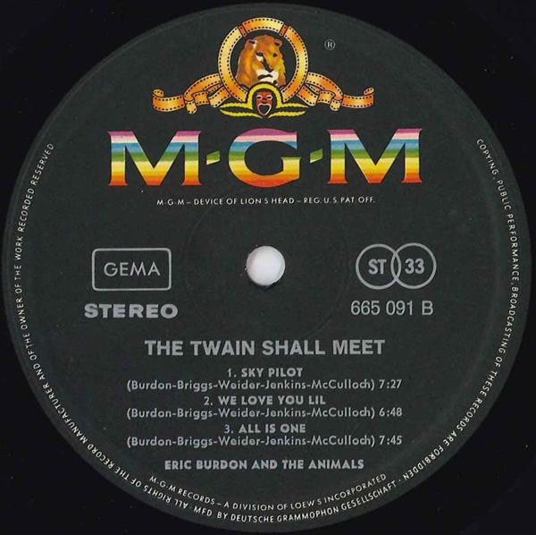Eric Burdon & The Animals : The Twain Shall Meet (LP, Album, Bla)