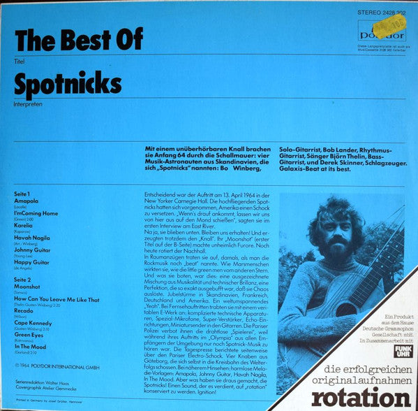 The Spotnicks : The Best Of Spotnicks (LP, Comp, RE)