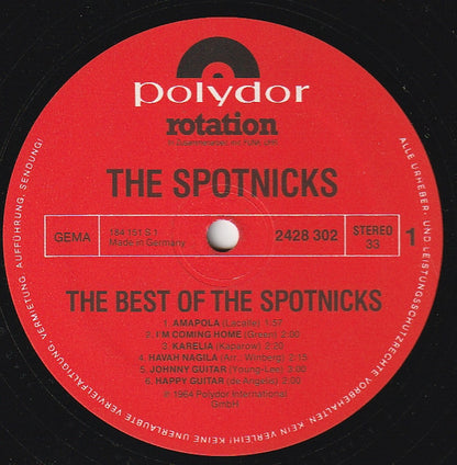 The Spotnicks : The Best Of Spotnicks (LP, Comp, RE)