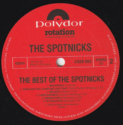 The Spotnicks : The Best Of Spotnicks (LP, Comp, RE)