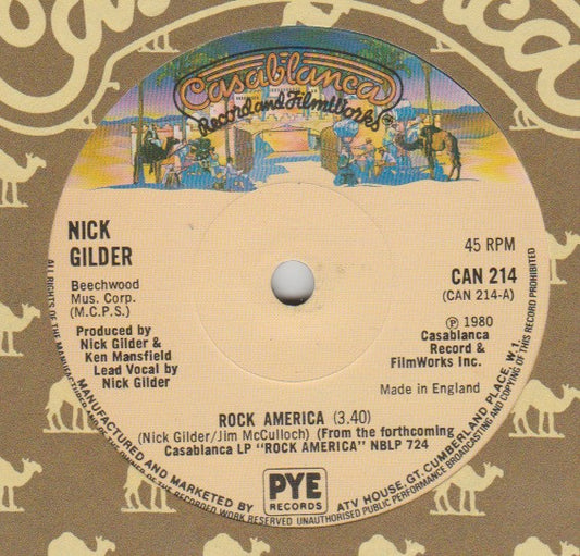 Nick Gilder : Rock America (7", Single)
