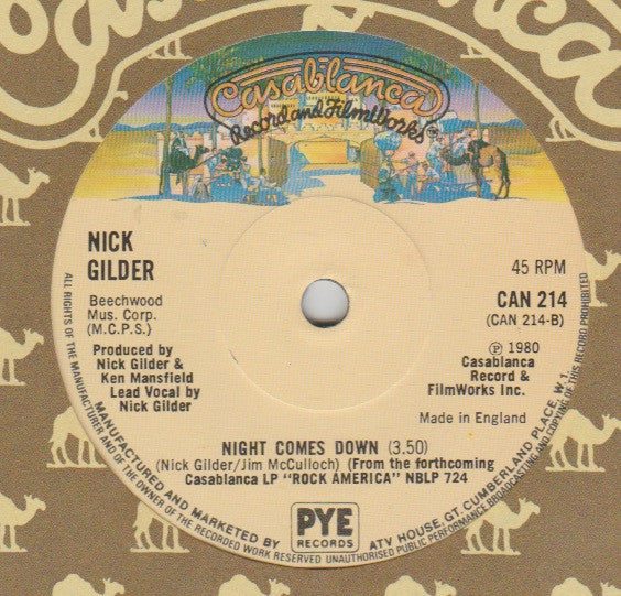 Nick Gilder : Rock America (7", Single)