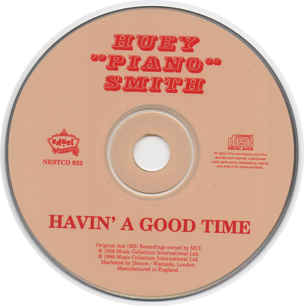 Huey "Piano" Smith & His Clowns : Having A Good Time (CD, Album)