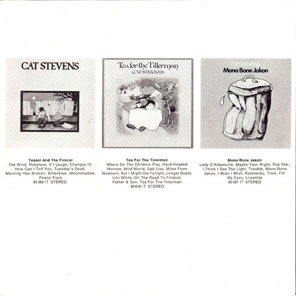 Cat Stevens : Morning Has Broken / Glad I'm Alive (7", Single)