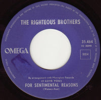The Righteous Brothers : Ebb Tide / (I Love You) For Sentimental Reasons (7", Single)