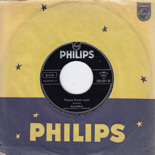 Guy Mitchell : Honey Brown Eyes (7", Single)