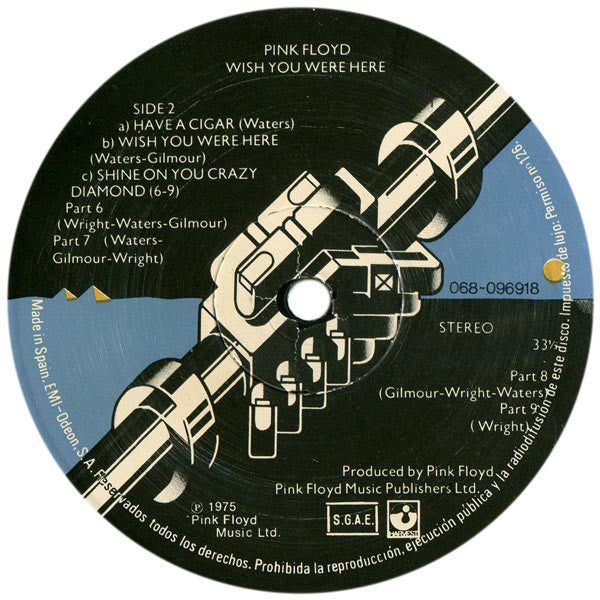 Pink Floyd : Wish You Were Here (LP, Album, RE)
