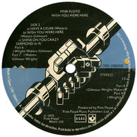 Pink Floyd : Wish You Were Here (LP, Album, RE)