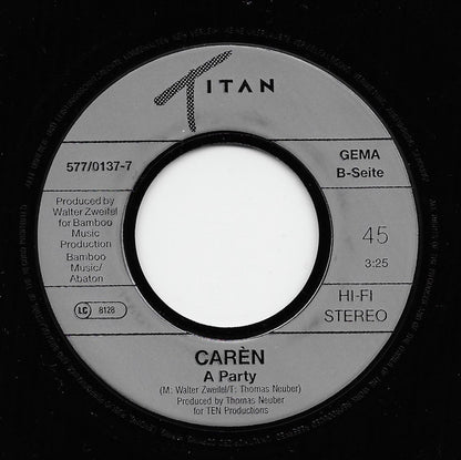 Carèn : Eternity (7", Single)