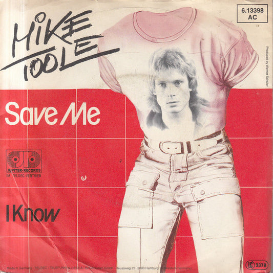 Mike Toole : Save Me (7", Single, Promo)