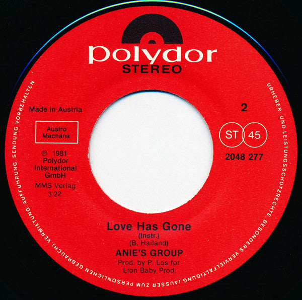 Anie* : Tell Me That You Love Me (7", Single)