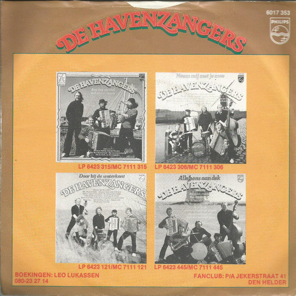 De Havenzangers : Het Vissersmeisje (7", Single)