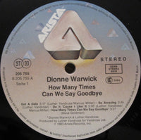 Dionne Warwick : How Many Times Can We Say Goodbye (LP, Album)