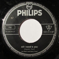 Les Paul & Mary Ford : At The Sav-A-Penny Super Store (7")