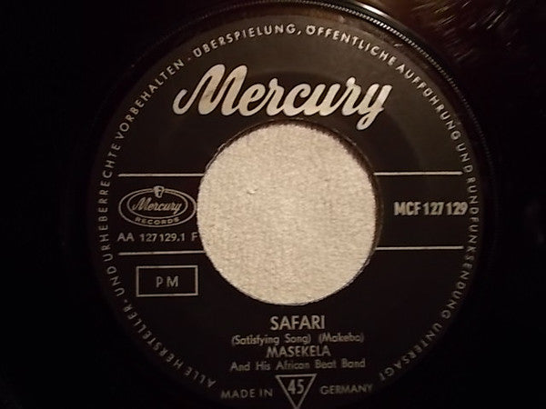 Masekela And His African Beat Band : Safari / Click Song  (7", Single)