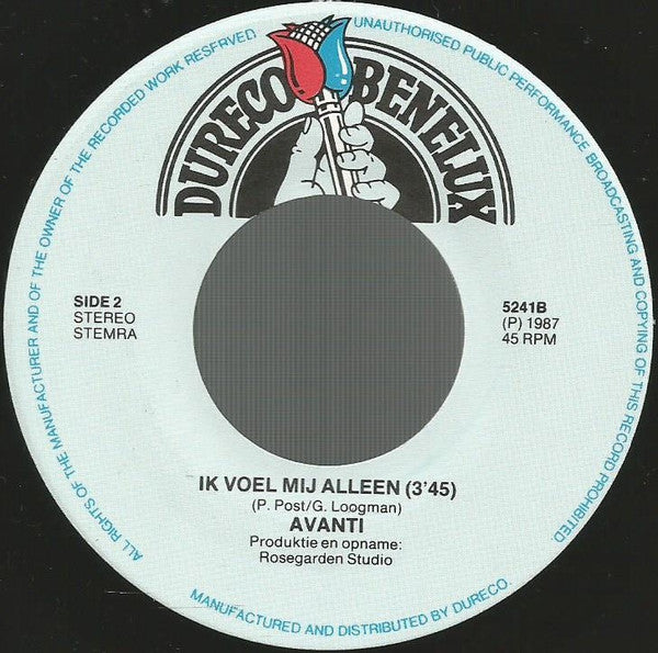 Avanti (3) : Ziezo, Ik Heb Zo'n Zin In De Zomer! (7", Single)