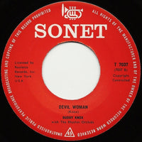 Buddy Knox With The Rhythm Orchids : Hula Love / Devil Woman (7", Single, Mono)