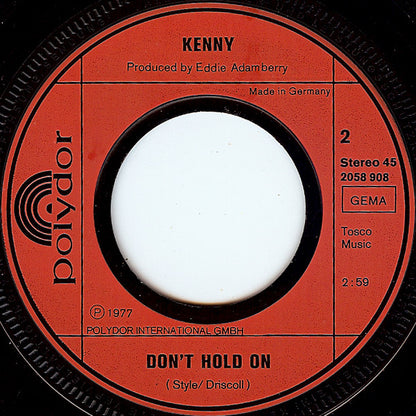 Kenny (3) : Old Songs Never Die (7", Single)