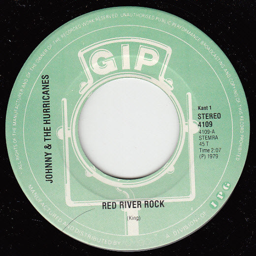Johnny And The Hurricanes : Red River Rock (7", Single, RE)