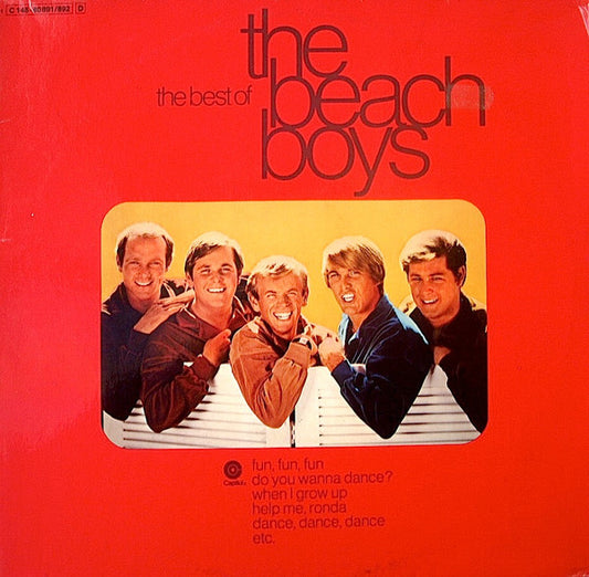 The Beach Boys : The Best Of The Beach Boys (LP, Comp, Red)